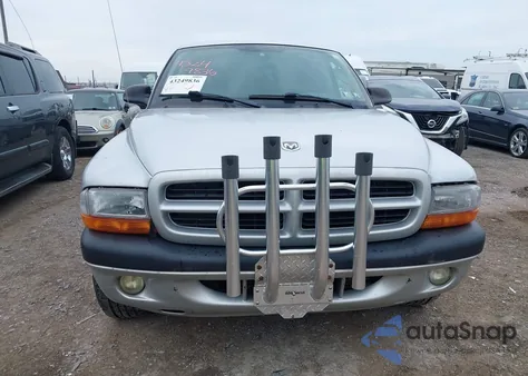 2002 Dodge Dakota Sport from USA, damaged, VIN 1B7HL38X92S719266